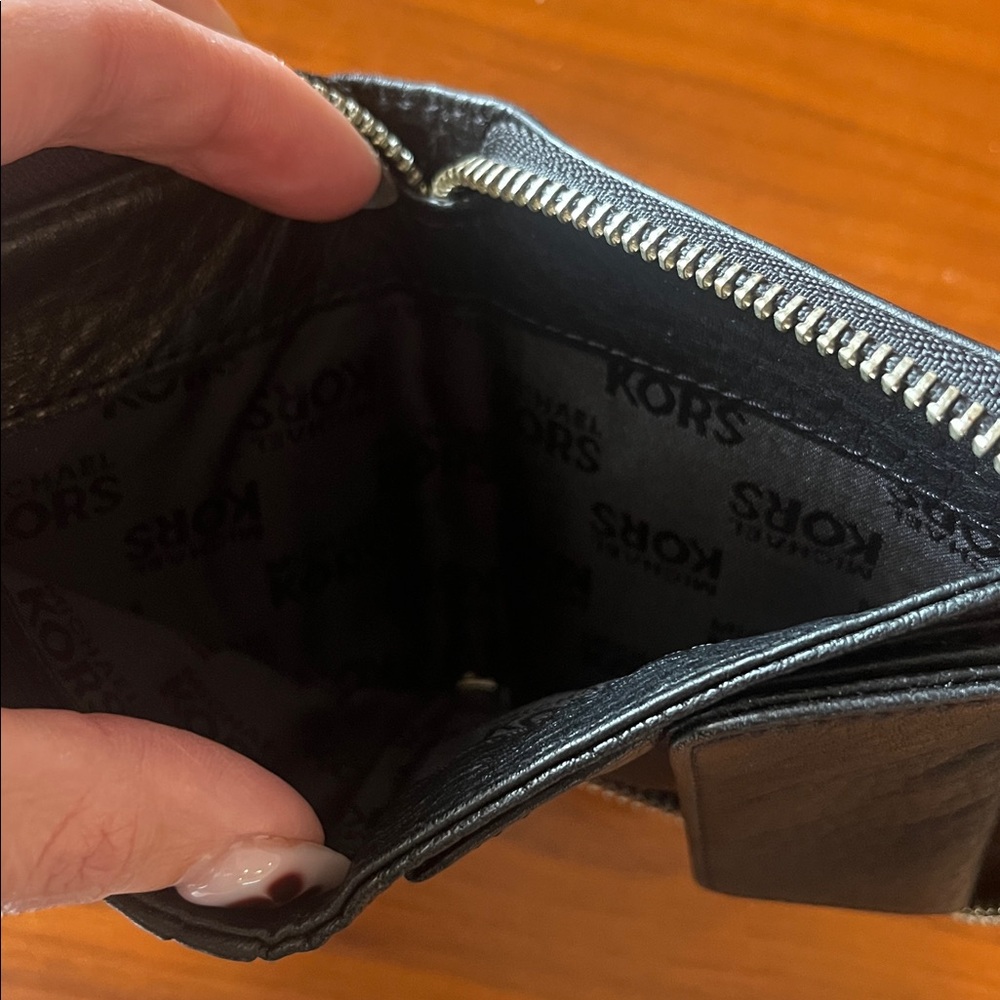 Michael Kors Black Compact Wallet - Picture 4 of 4
